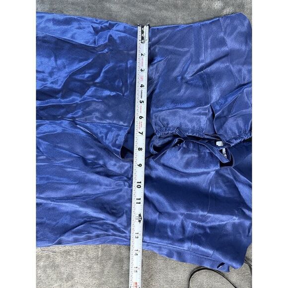 NWOT Shona Joy THALIA LACE UP MIDI DRESS - AEGEAN BLUE sz 12 US - Picture 10 of 12